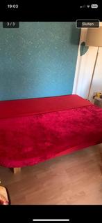 Te koop velvet slaapbank, Huis en Inrichting, Slaapkamer | Slaapbanken, Ophalen, Zo goed als nieuw, Tweepersoons, 200 cm