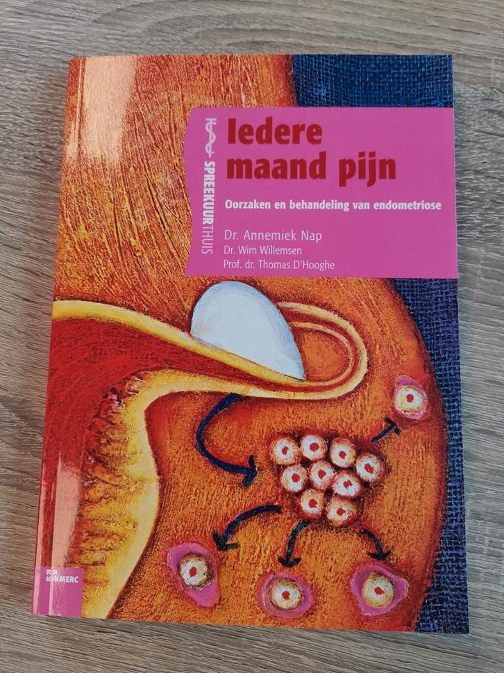 A. Nap - Iedere maand pijn, endometriose, Boeken, Wetenschap, Zo goed als nieuw, Ophalen of Verzenden