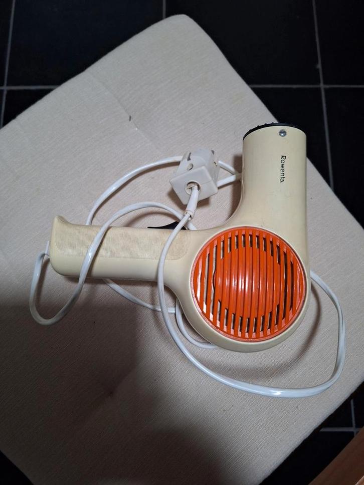 Vintage Rowenta Haarfohn - Retro Stijl, Witgoed en Apparatuur, Persoonlijke-verzorgingsapparatuur, Gebruikt, Haarverzorging, Ophalen of Verzenden