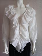 Witte Italiaanse volant blouse van Rinascimento, maat M, Maat 38/40 (M), Wit, Rinascimento, Ophalen of Verzenden
