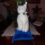 Zeldzame Steiff poes op naaldkussen., Ophalen of Verzenden