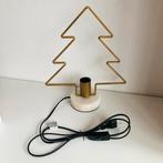 Tafellamp kerstboom - goud & marmeren voet, Nieuw, Kerst, Ophalen of Verzenden, Metaal