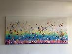 Schilderij handgeschilderd Acryl Happy Flowers, Flourish III, Antiek en Kunst, Ophalen