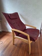 Fahrstrup relaxfauteuil, Huis en Inrichting, Fauteuils, Ophalen, Gebruikt, 50 tot 75 cm, Leer