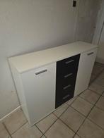 Wit, möbel, kast, zwart, schoenen, lades, kleine  grote, Ophalen, Overige materialen, Gebruikt, 100 tot 150 cm
