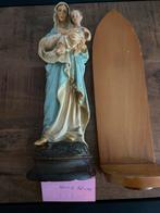 Oude Maria met kind beeld, gips/krijt, Ophalen of Verzenden
