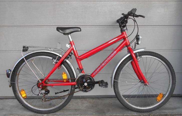 Zéér Goede, Veilige, Stoere meidenfiets,Alles werkt, 24-inch, Fietsen en Brommers, Fietsen | Meisjes, 24 inch, Handrem, Versnellingen