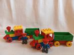 Duplo duwtrein trein met wagon aanhanger en machinist, Ophalen of Verzenden, Zo goed als nieuw, Duplo