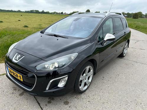 Peugeot 308 SW 1.6 THP 156pk | Zwart | Ruime stationwagon, Auto's, Peugeot, Particulier, Airbags, Alarm, Bluetooth, Bochtverlichting