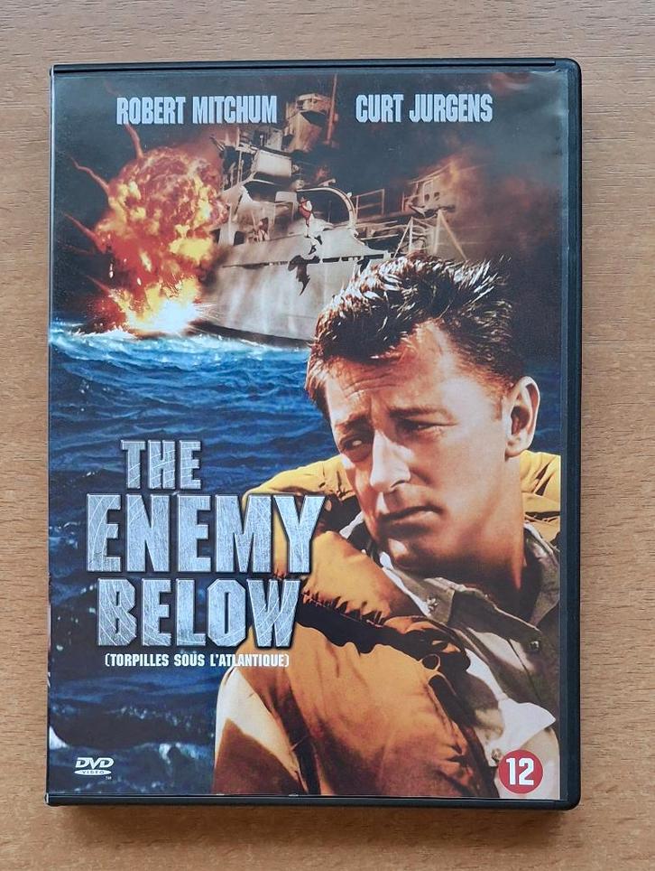 The Enemy Below, Cd's en Dvd's, Dvd's | Klassiekers, Zo goed als nieuw, Actie en Avontuur, 1940 tot 1960, Vanaf 12 jaar, Verzenden