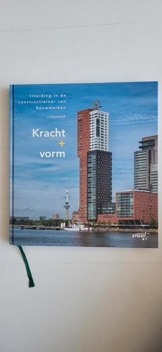 J. Oosterhoff - Kracht plus vorm, Boeken, Techniek, Zo goed als nieuw, Bouwkunde, Ophalen of Verzenden