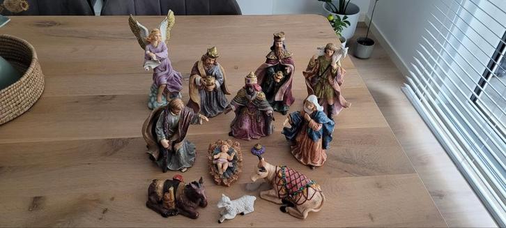 Grote kerstgroep, compleet, Diversen, Kerst, Zo goed als nieuw, Ophalen