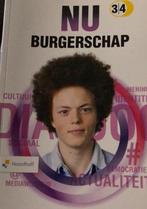 Nu Burgerschap  - leerwerkboek, Boeken, Tiddo Ekens, Overige niveaus, Nederlands, Ophalen of Verzenden