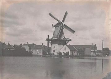 Grotere foto met molen Zaanstreek Zaandam ? ca.1880-1900 beschikbaar voor biedingen