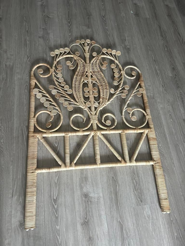 Leo&Moon Rotan hoofdbord, Huis en Inrichting, Slaapkamer | Bedden, Ophalen of Verzenden, Gebruikt