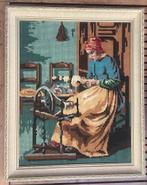 Kantkloster geborduurde afbeelding., Ophalen of Verzenden
