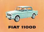 Folder Fiat 1100 D (USA-uitgave - ca.1963), Verzenden, Gelezen, Overige merken