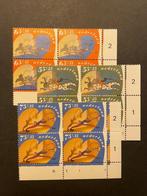 131. NVPH 1457-1459 blok van vier (blokken van 4), Postzegels en Munten, Verzenden, Na 1940, Postfris