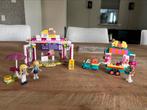 Lego friends - city cafe en rijdende kapper, Ophalen of Verzenden, Zo goed als nieuw