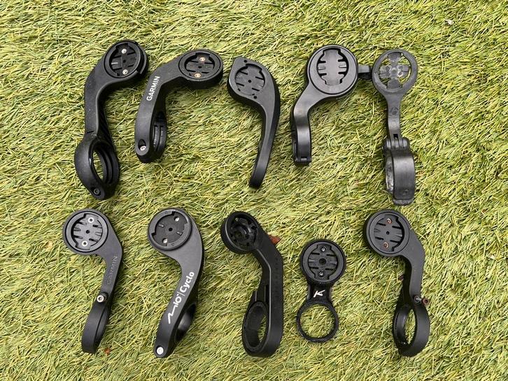 Diverse fiets computer houders, Fietsen en Brommers, Fietsaccessoires | Fietsbellen, Gebruikt, Ophalen of Verzenden