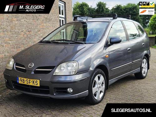 Nissan Almera Tino 1.8 Tekna*Airco*Trekhaak*Nieuwe APK, Auto's, Nissan, Bedrijf, Te koop, Almera Tino, ABS, Achteruitrijcamera