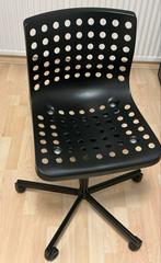 Bureaustoel op wielen - In hoogte verstelbaar, Huis en Inrichting, Ophalen, Gebruikt, Zwart, Bureaustoel