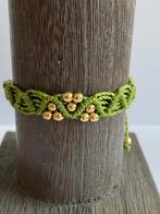 Macramé armbandje, Groen, Ophalen of Verzenden, Zo goed als nieuw