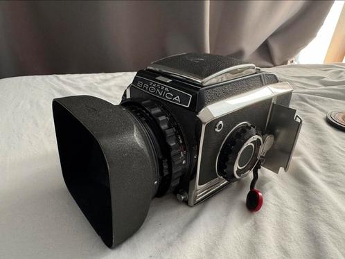 Zenza Bronica S2 met Nikkor 75mm f/2.8, grijs, Audio, Tv en Foto, Fotocamera's Analoog, Gebruikt, Spiegelreflex, Overige Merken