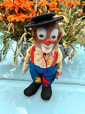 Vintage Steiff Clownie Pop beschikbaar voor biedingen