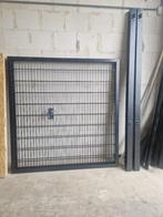Dubbelstaafsmat poort 4x2 kleur zwart, Ophalen, Nieuw, 150 tot 200 cm, IJzer