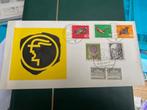 enveloppe met div zegels Hannover Messen d.d. 24-04-1965, Ophalen of Verzenden, Envelop