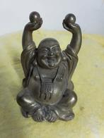 14468) messing lachende Boeddha   hoog  65mm, Ophalen of Verzenden