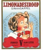 Oud Limonade etiket T.M. Snaterse Gouda, Limonadesiroop (04), Verzenden, Nieuw, Overige typen