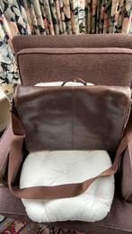 Laptop tas knomo leder 44 cm L 33 cm h 10 cm d, Computers en Software, Laptoptassen, Ophalen of Verzenden, Zo goed als nieuw, Aktetas