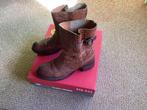 Leren laarzen bruin mt 40 Red Rags, Hoge laarzen, Bruin, Ophalen of Verzenden, Zo goed als nieuw