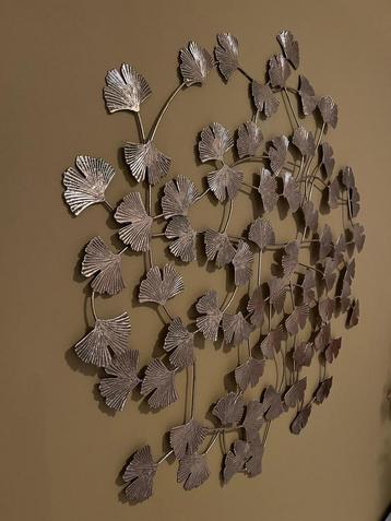 Metalen Wanddecoratie Goudkleurig 75x82 cm beschikbaar voor biedingen