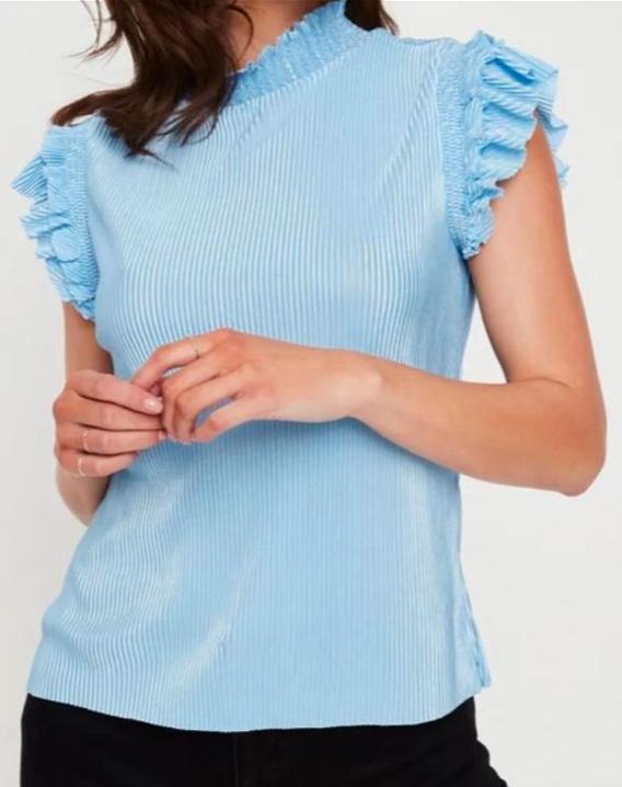 Blauwe Blouse Melting Stockholm Maat M, Kleding | Dames, Blouses en Tunieken, Zo goed als nieuw, Maat 38/40 (M), Blauw, Ophalen