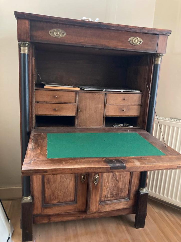 Antieke Secretaire. T.a.b, Antiek en Kunst, Antiek | Meubels | Kasten, Ophalen
