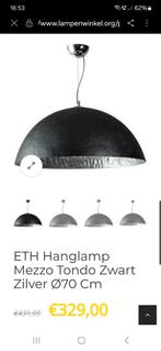 ETH hanglamp Mezzo Tondo zwart zilver, Overige materialen, Robuust/industrieel, Ophalen of Verzenden, Zo goed als nieuw