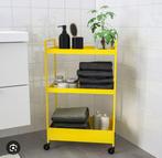 Ikea Nissafors trolley / roltafel in het geel, Ophalen of Verzenden, Zo goed als nieuw