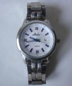 Haibo quartz jongenshorloge in goede staat, maar het horloge, Overige merken, Staal, Staal, Polshorloge