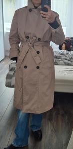Beige gevoerde trenchcoat - Maat M- merk Cream, Kleding | Dames, Jassen | Zomer, Maat 38/40 (M), Beige, Ophalen of Verzenden, Onbekend