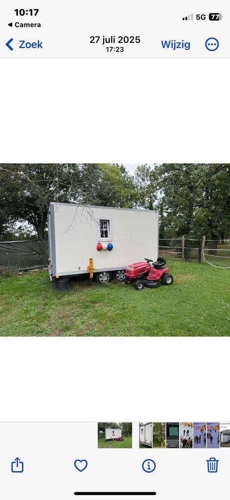 Dichte Aanhanger 420x200x225 - Ideaal voor transport!, Ophalen of Verzenden, Gebruikt