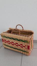 Rotan / rattan, lectuurmand, krantenbak, tas, shopper, Huis en Inrichting, Ophalen of Verzenden