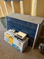 12 Zonnenpanelen incl omvormer, Doe-het-zelf en Verbouw, Zonnepanelen en Toebehoren, Ophalen, Zo goed als nieuw, Compleet systeem