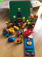 Duplo vliegtuig autos mix met groene basis bouwplaat, Kinderen en Baby's, Speelgoed | Duplo en Lego, Ophalen, Gebruikt, Duplo