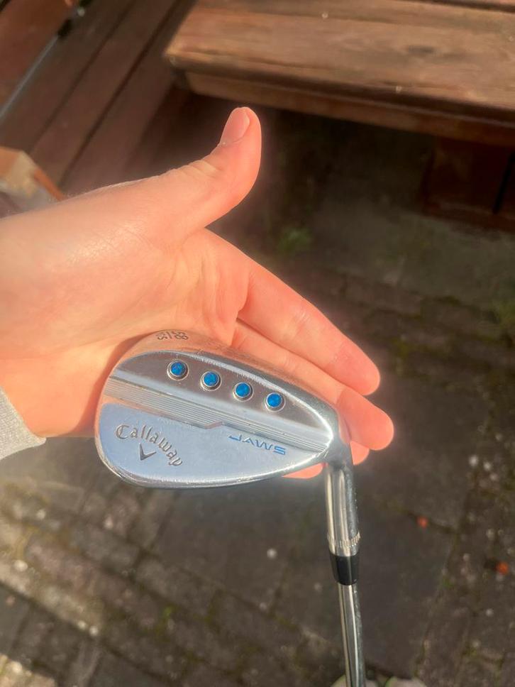 Callaway JAWS MD5 Wedge 58 - Goede Grooves!, Sport en Fitness, Golf, Gebruikt, Club, Callaway, Ophalen of Verzenden