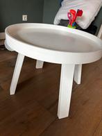 Witte Salontafel - Stijlvol & Praktisch, Ophalen, Minder dan 45 cm, Gebruikt, Rond