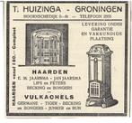 1 Originele advertentie T.HUIZINGA GRONINGEN JAARSMA HAARDEN, Verzenden, Zo goed als nieuw, Overige typen