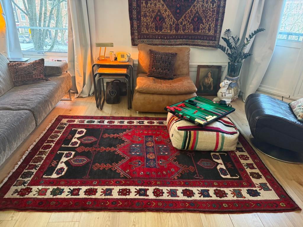 Antiek Kaukasisch tapijt (ca. 1930–1950) wol op wol  217x140